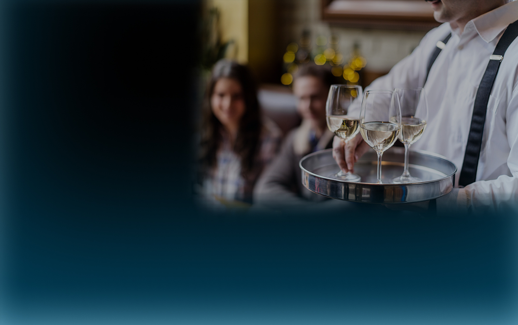 Home feature image text blue